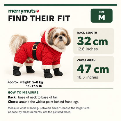 Merry Muts Dog Snowsuit
